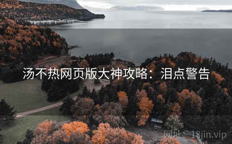 汤不热网页版大神攻略：泪点警告
